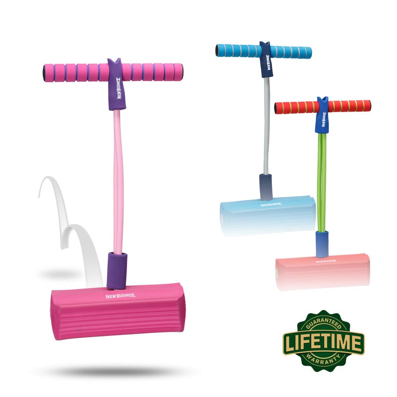 New Bounce Pogo Stick for Toddlers - Foam Jumper for Age 3 4 5 6 7 8 - Outdoor Jumping Toys - Birthday Gift for Toddler Girls and Boys - Image 1